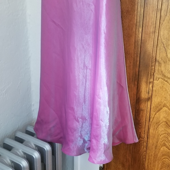Pink / Lavender Floor Length Formal Prom Dress - Picture 4 of 7